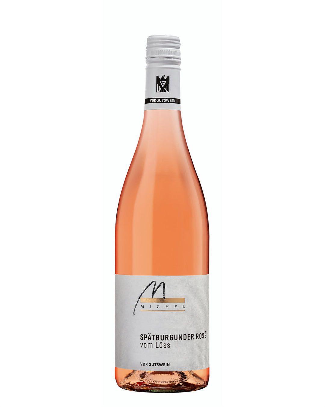 Weingut Michel Spätburgunder Rosé, Flasche mit Etikett, Kaiserstuhl, Baden
